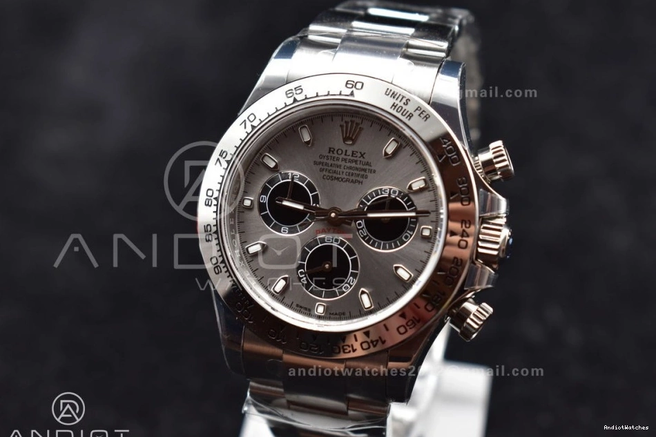 Case 904L FreshLook 422 Best SA BTF 1:1 116520 SS Bracelet And Edition Dial Daytona Grey 0720